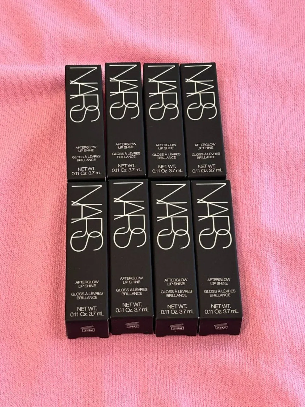 NARS Set of 8 Afterglow Lip Shine Lip Gloss 8 count